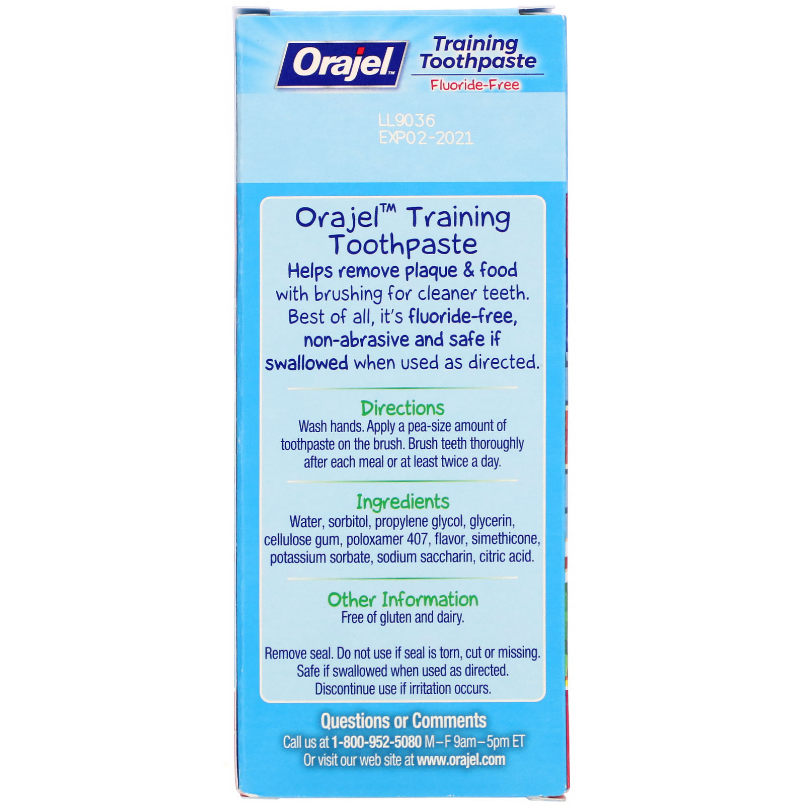 Orajel, Elmo Training Toothpaste, Fluoride-Free, 3 Months to 4 Years, Berry Fun, 1.5 oz (42.5 g) - Imagem 3