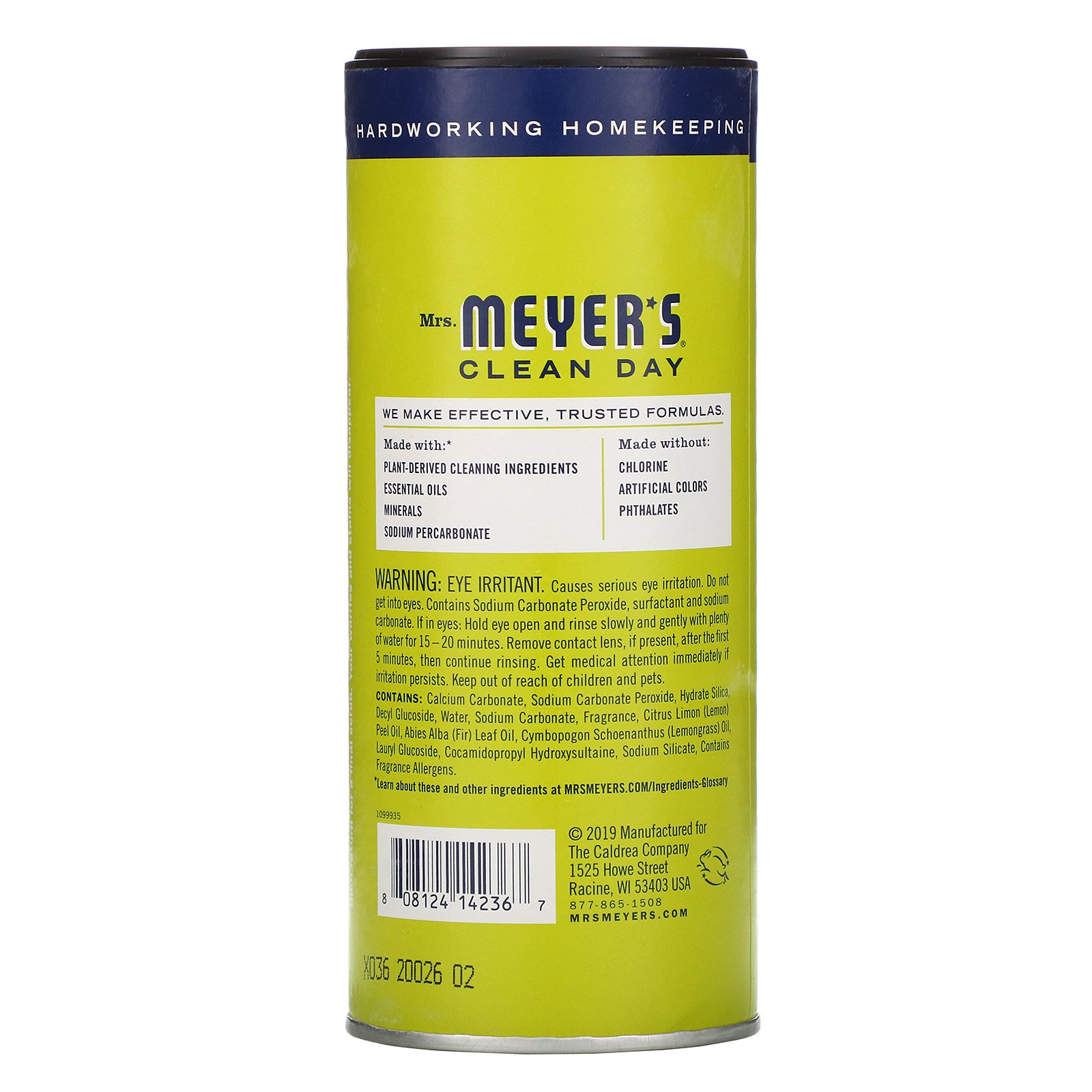 Mrs. Meyers Clean Day, Esponja de Superfícies, Aroma Limão Verbena, 11 oz (311g) - Imagem 2