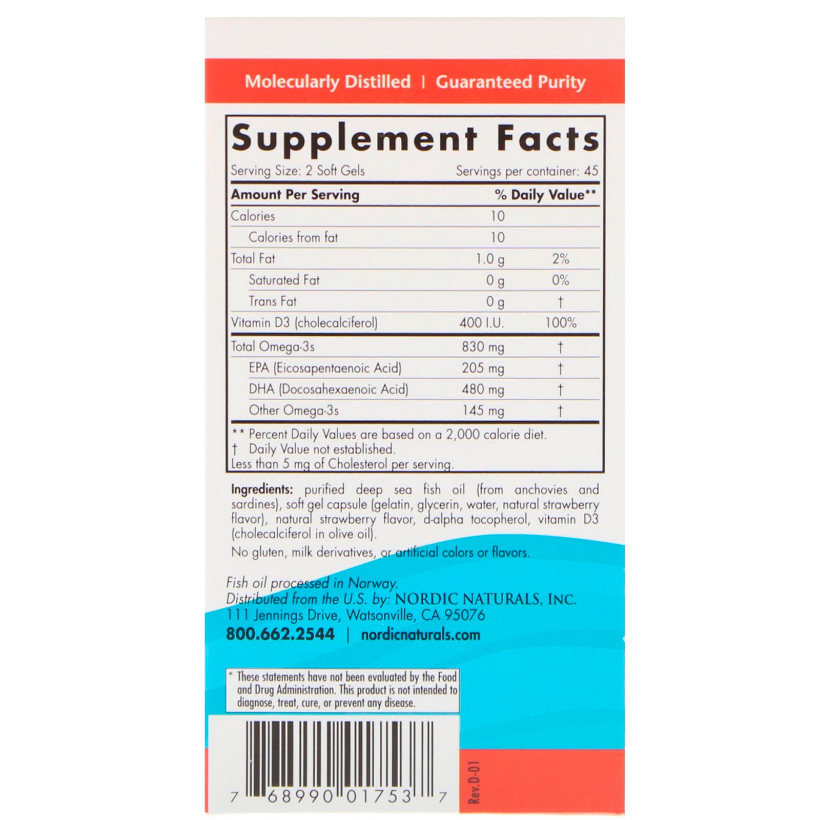Nordic Naturals, DHA Pré-Natal, Morango, 500 mg, 90 Cápsulas Softgel - Imagem 2