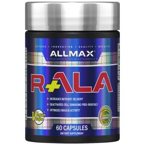 Comprar allmax nutrition, r+ala, 60 cápsulas preço no brasil anti-idade antioxidantes tópicos de saúde suplemento importado loja 53 online promoção -