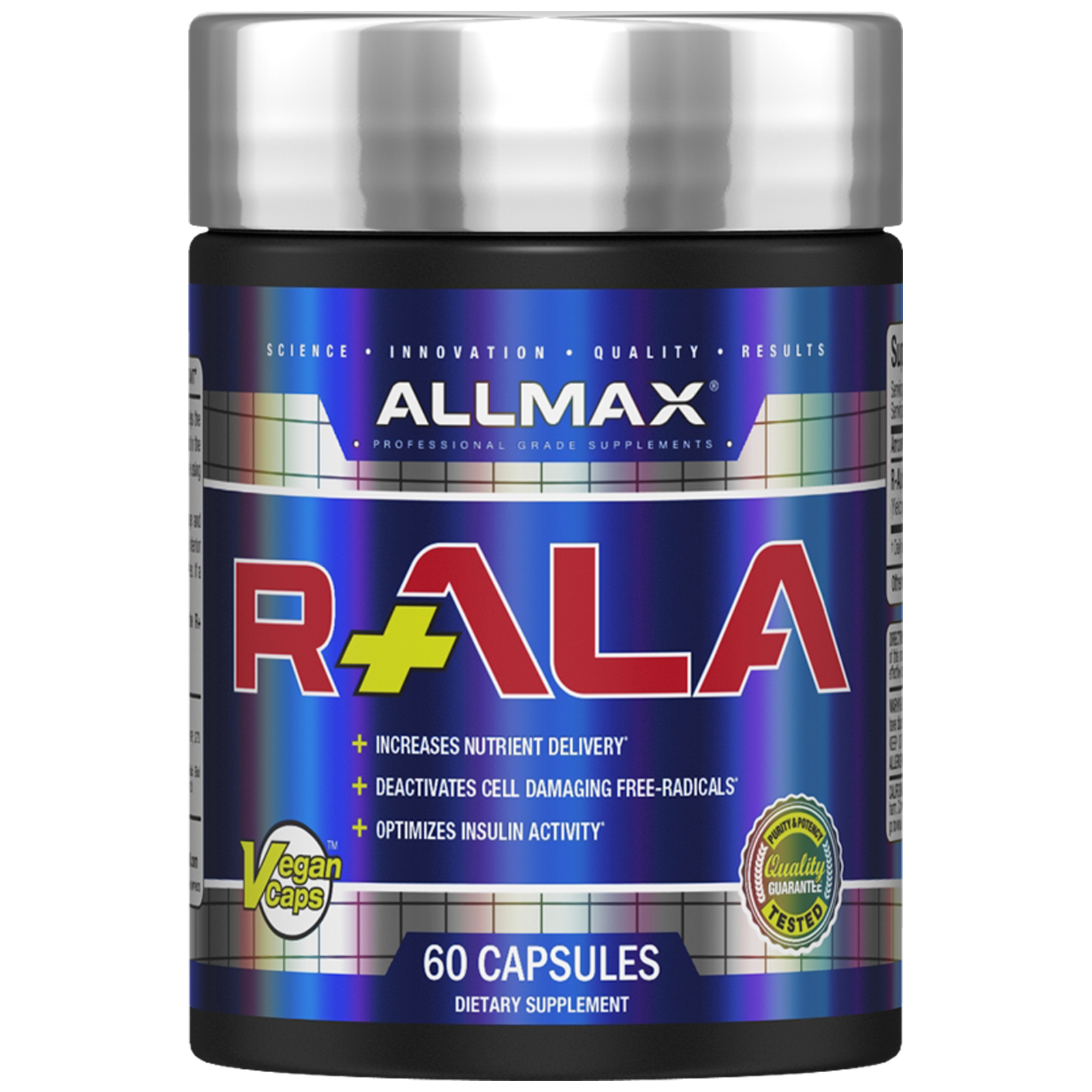 ALLMAX Nutrition, R+ALA, 60 Cápsulas