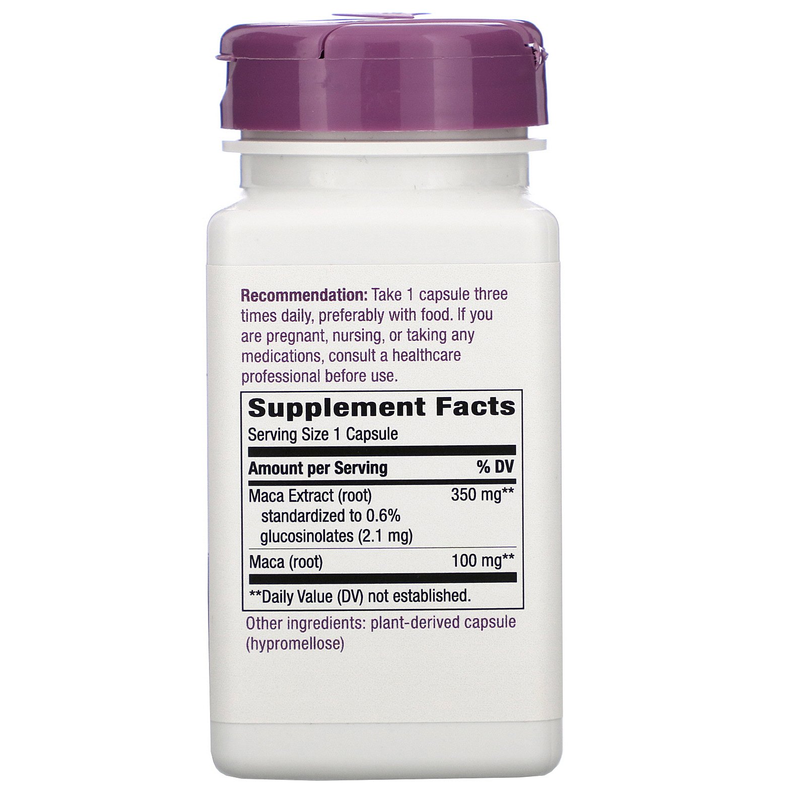Nature's Way, Premium Extract, Maca, 350 mg, 60 Vegan Capsules - Imagem 2