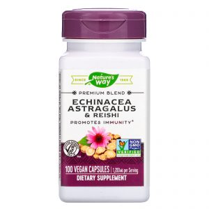 Comprar nature's way, echinacea astragalus & reishi, 1,200 mg, 100 vegan capsules preço no brasil ervas uva ursi suplemento importado loja 41 online promoção - 16 de agosto de 2022