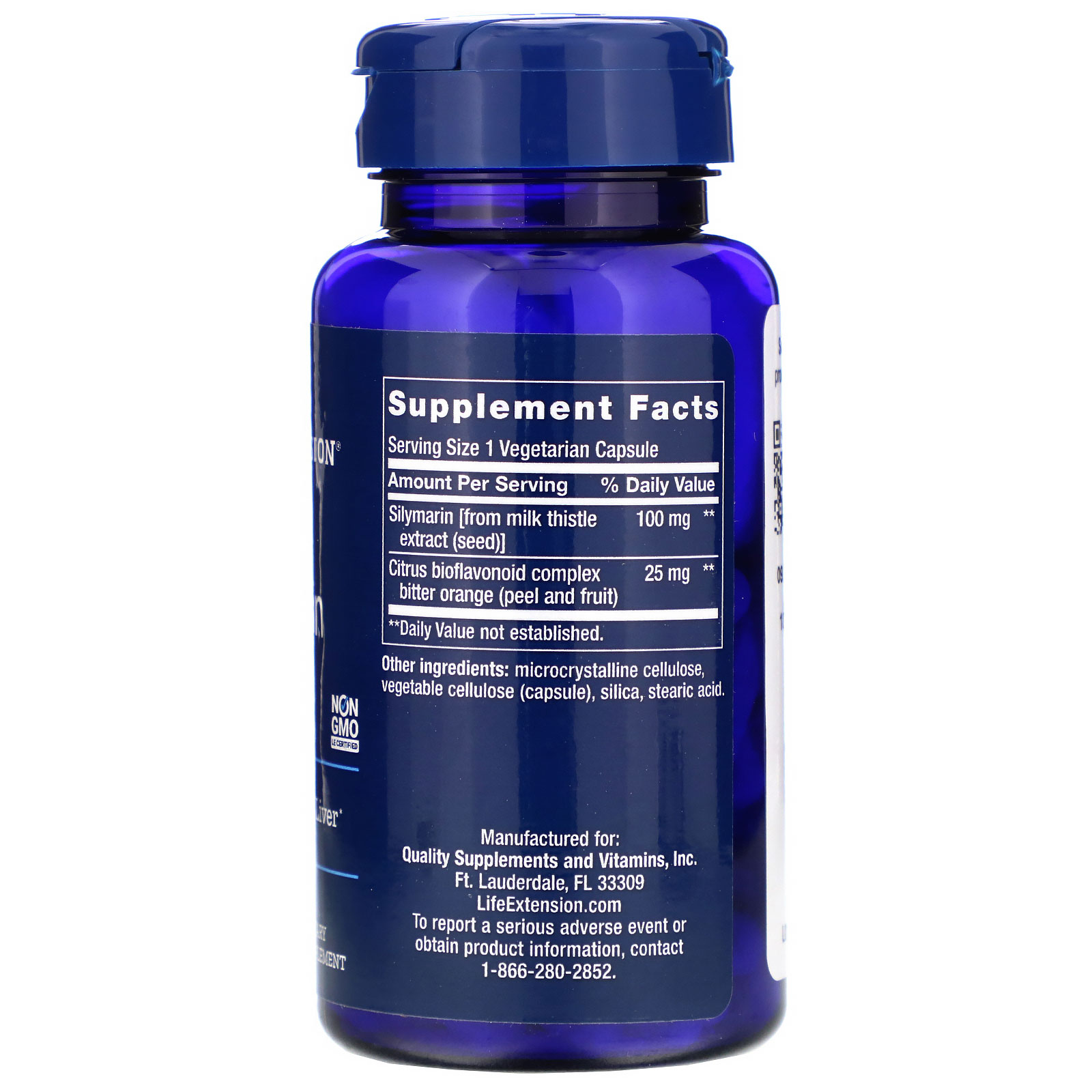 Life Extension, Silimarina, 100 mg, 90 cápsulas vegetais - Imagem 2