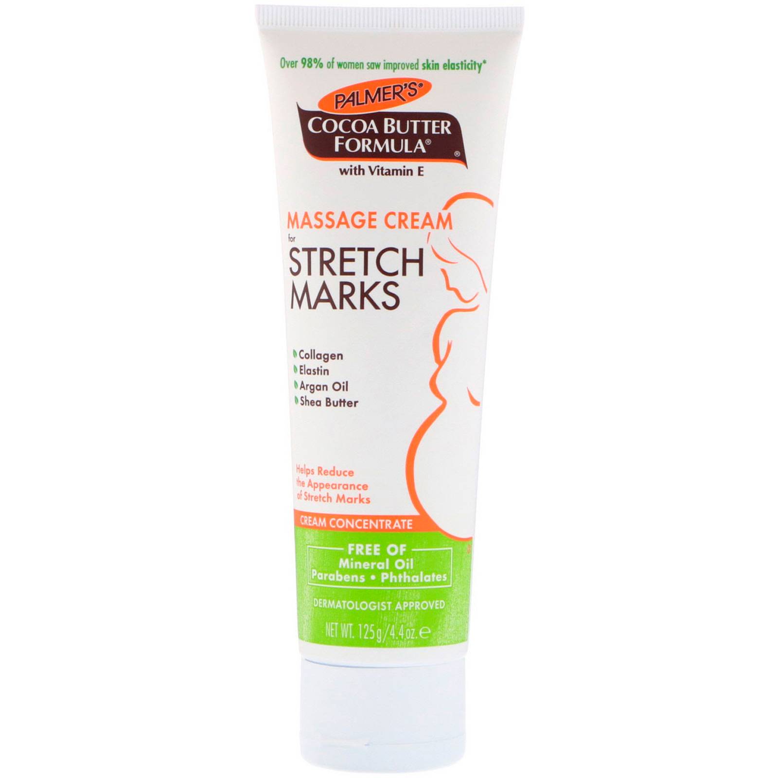 Palmer's, Fórmula de Manteiga de Cacau, Creme de Massagem para Estrias, 125 g (4,4 oz)