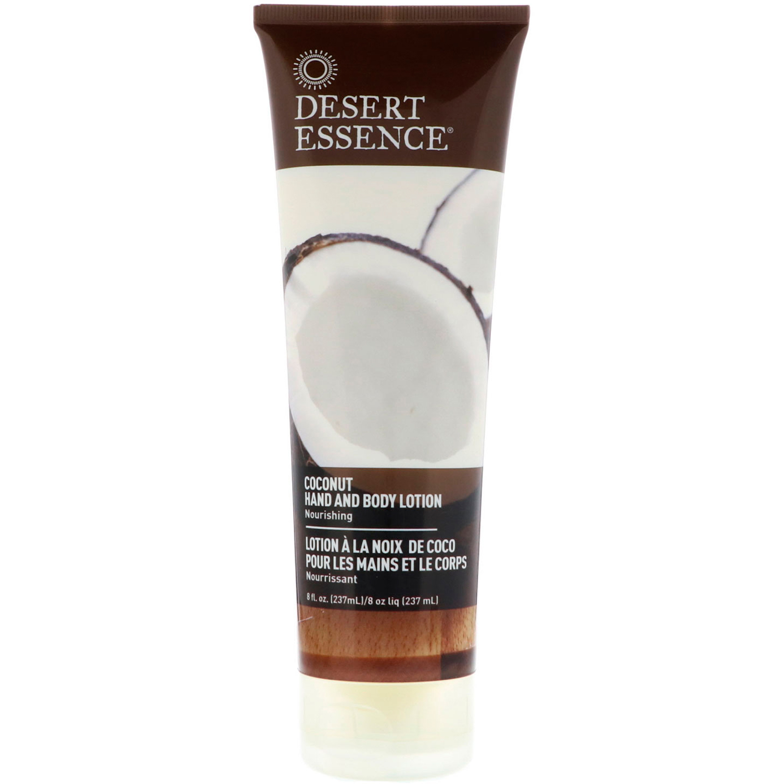 Desert Essence, Loção para Mãos e Corpo, Coco, 8 fl. oz. (237 ml)