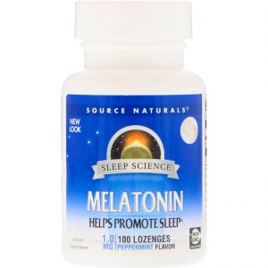 Comprar source naturals, melatonin, peppermint, 1 mg, 100 lozenges preço no brasil melatonina sedativos tópicos de saúde suplemento importado loja 181 online promoção -