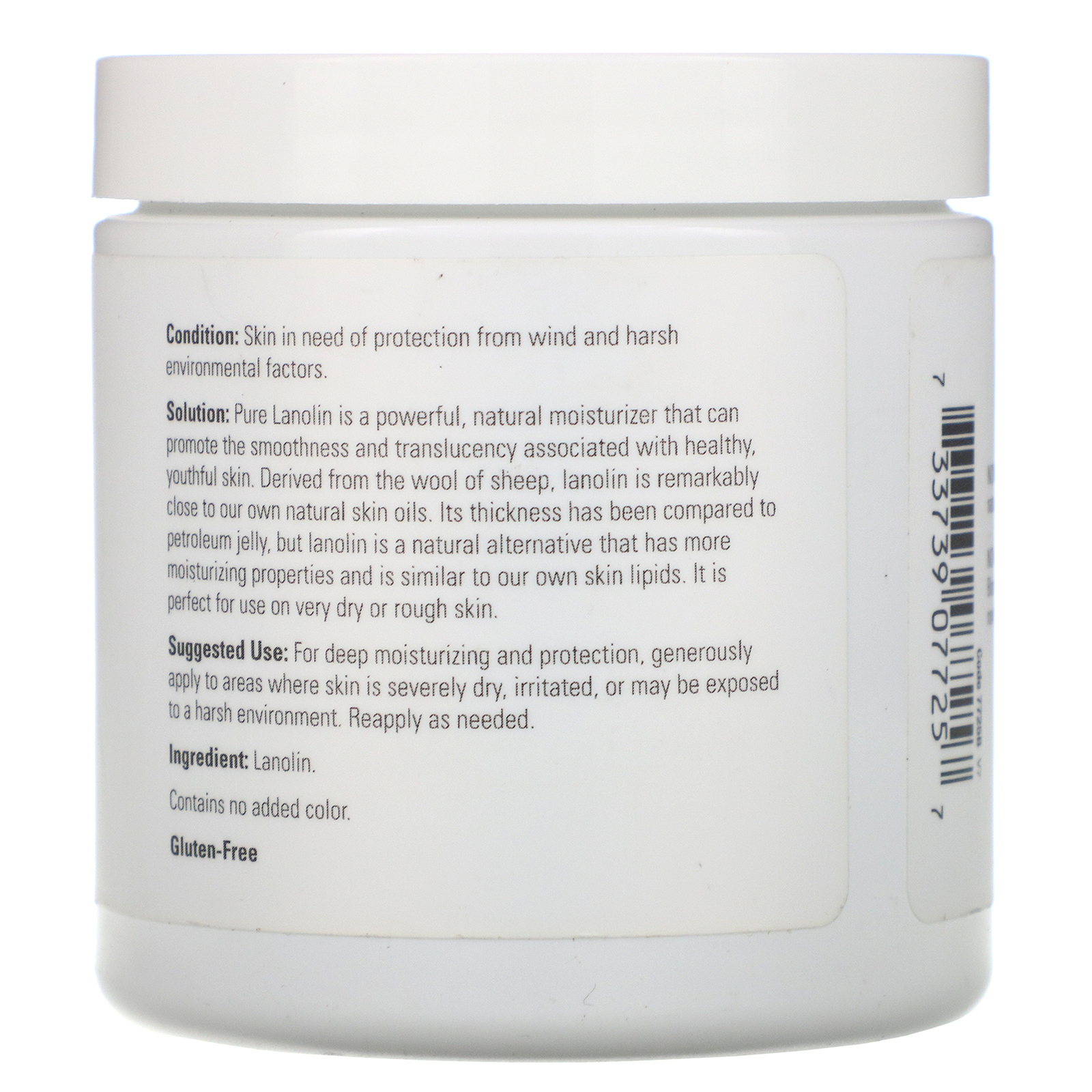 Now Foods, Solutions, Lanolina Pura, 198 g (7 oz) - Imagem 2