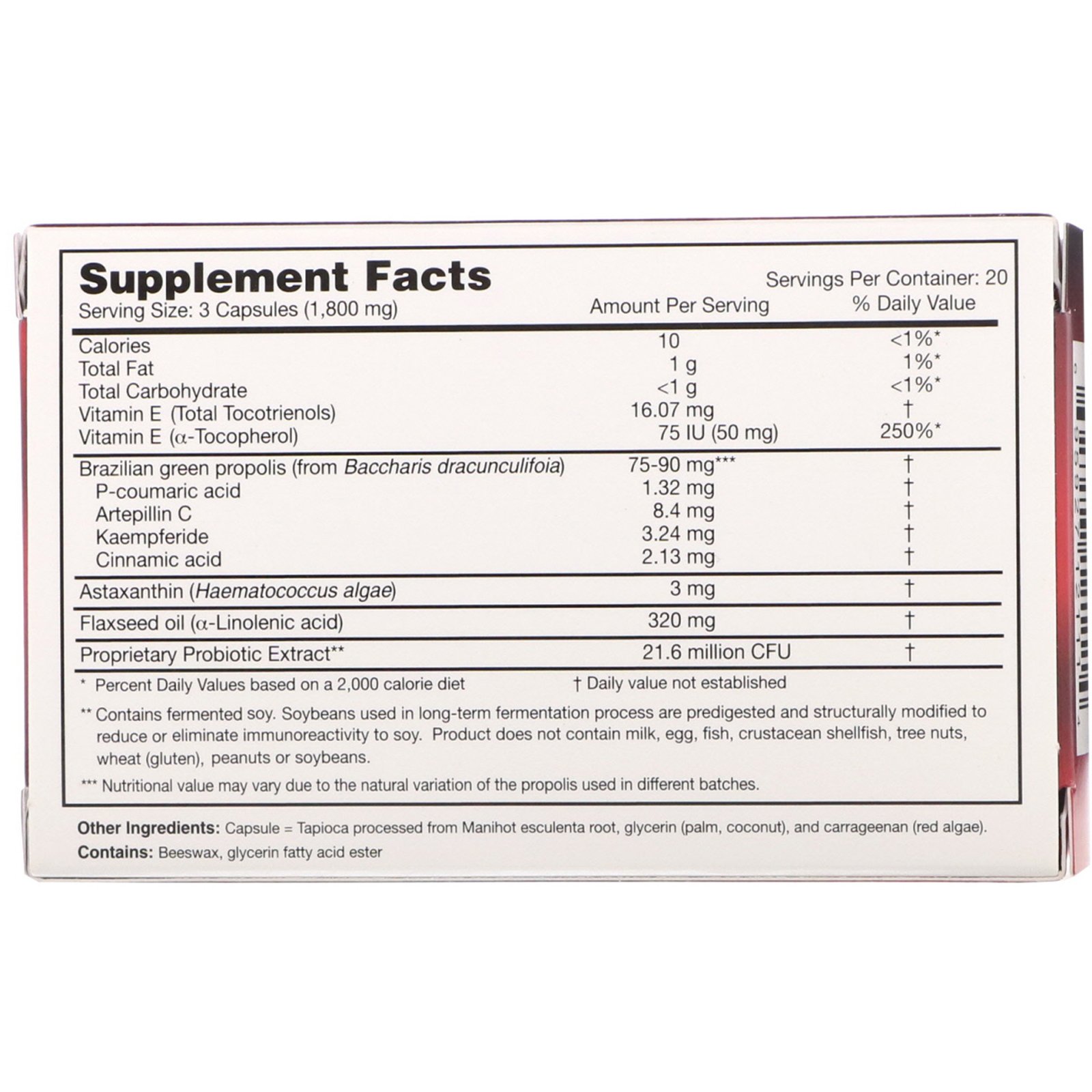 Dr. Ohhira's, Propolis Plus, 60 Capsules - Imagem 2