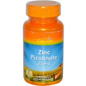 Comprar thompson, picolinato de zinco, 25 mg, 60 tabletes preço no brasil vitaminas e minerais zinco suplemento importado loja 273 online promoção -