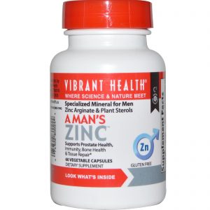 Comprar vibrant health, a man's zinc, 60 vegetable capsules preço no brasil vitaminas e minerais zinco suplemento importado loja 31 online promoção -