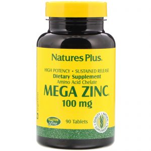 Comprar nature's plus, mega zinco, 100 mg, 90 comprimidos preço no brasil vitaminas e minerais zinco suplemento importado loja 207 online promoção -