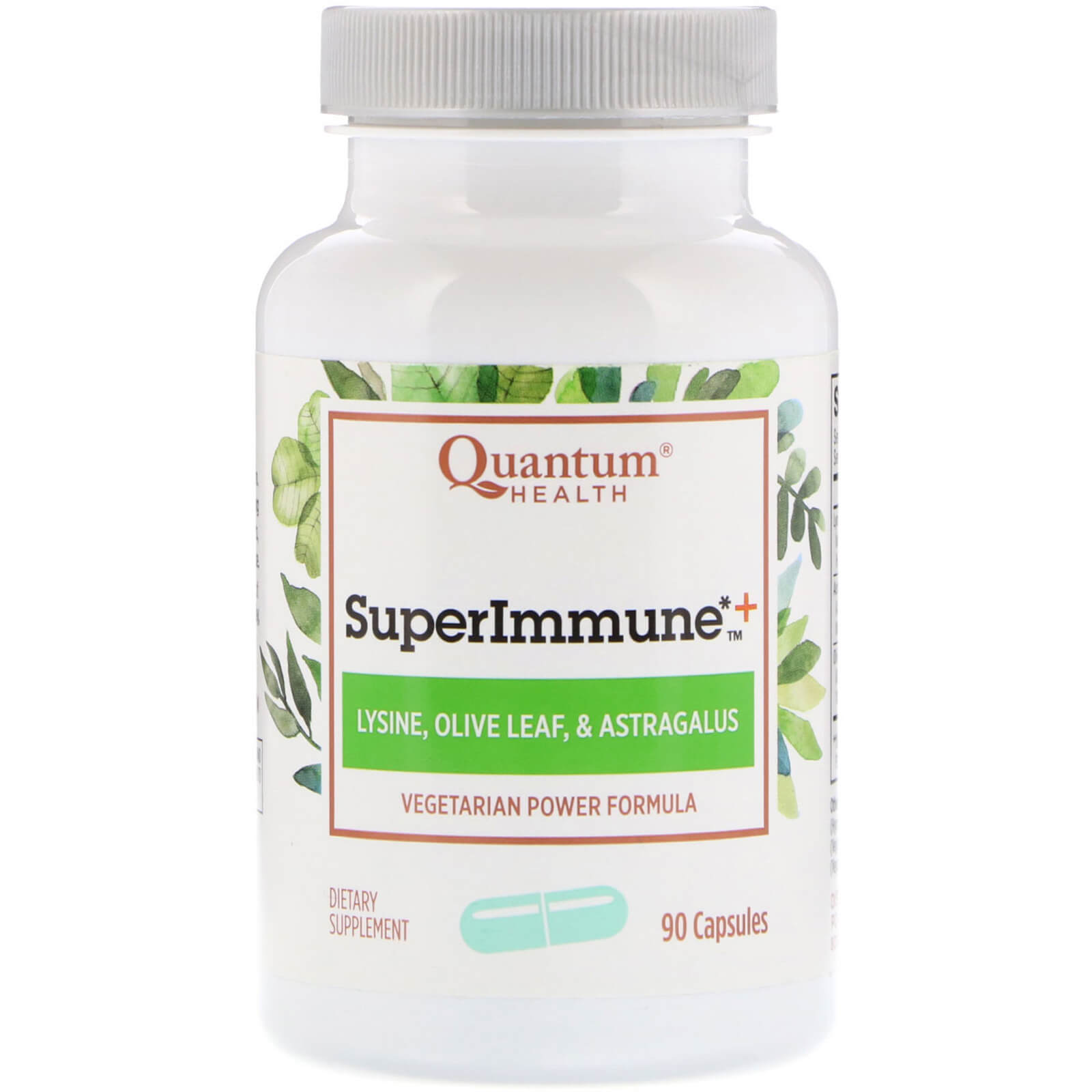 Quantum Health, Super Immune+, Fórmula Vegetariana em Pó, 90 Cápsulas