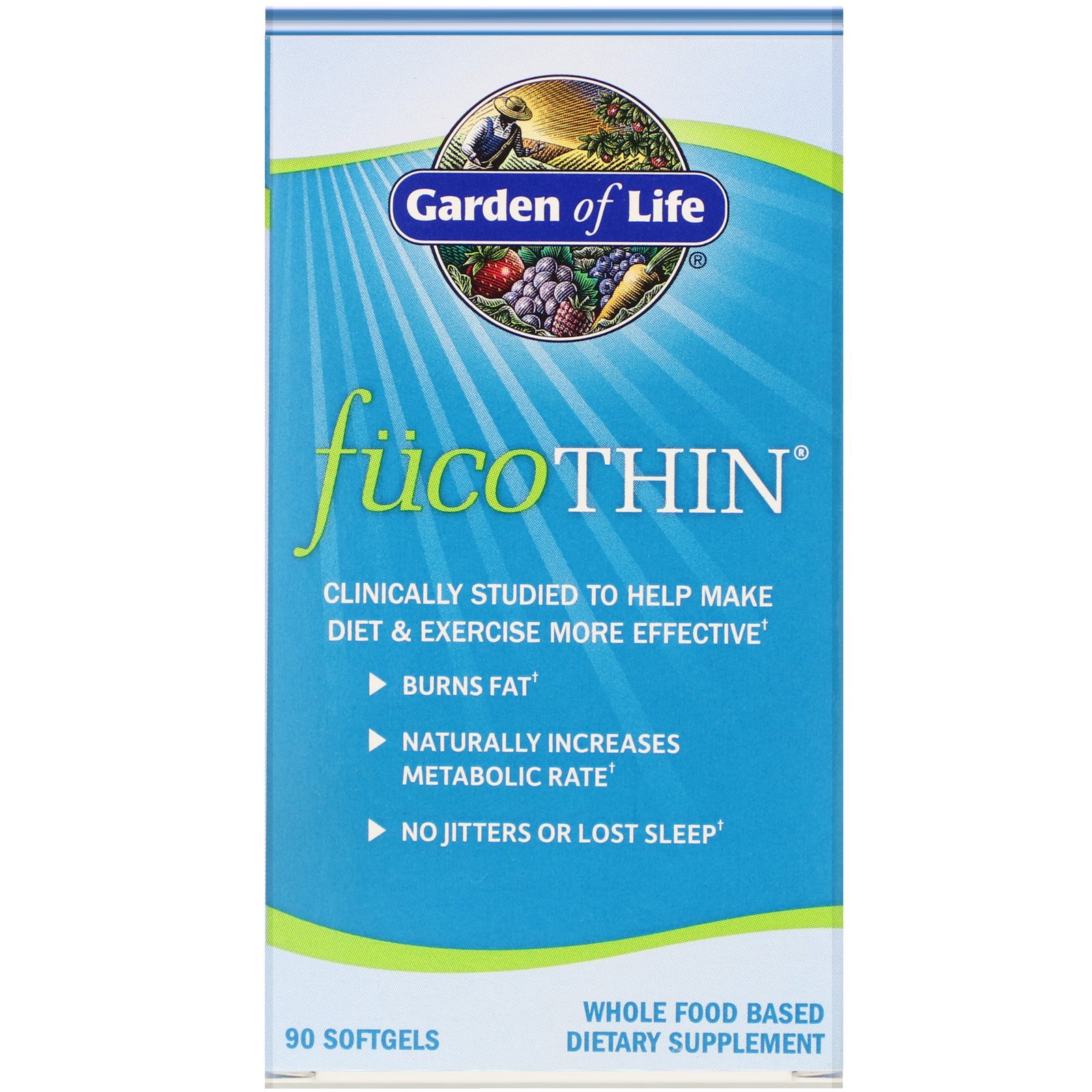 Garden of Life, FucoThin, 90 Softgels