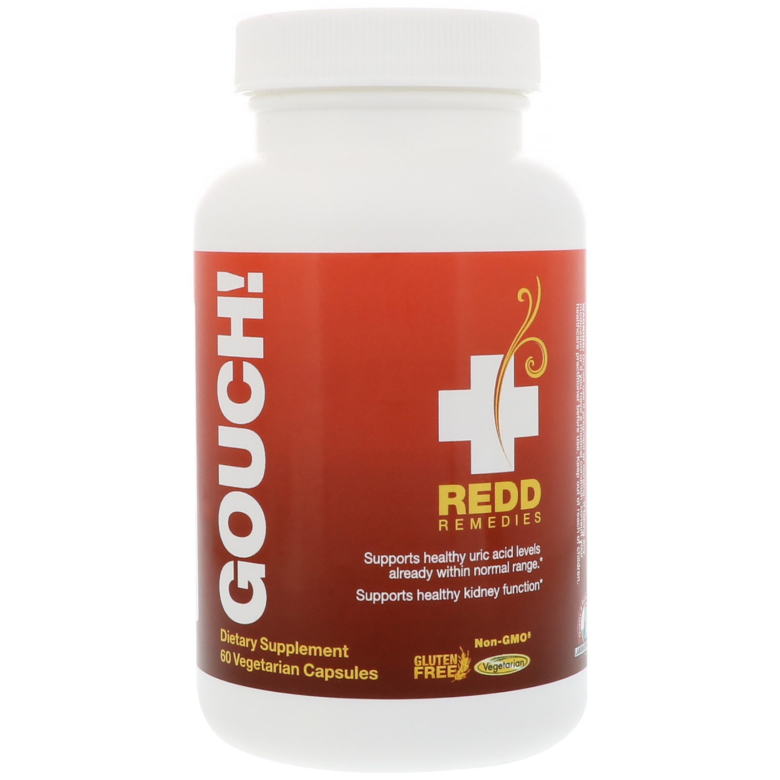 Redd Remedies, Gouch!, 60 Vegetarian Capsules - Imagem 3