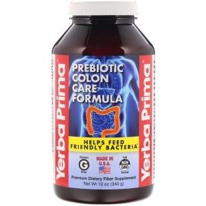 Comprar yerba prima, prebiotic colon care formula, 12 oz (340 g) preço no brasil desintoxicação & limpeza limpeza do cólon suplemento importado loja 19 online promoção -