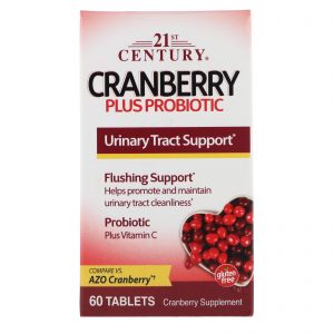 Comprar 21st century, cranberry mais probiótico, 60 comprimidos preço no brasil antioxidantes sod suplementos suplemento importado loja 39 online promoção - 15 de agosto de 2022