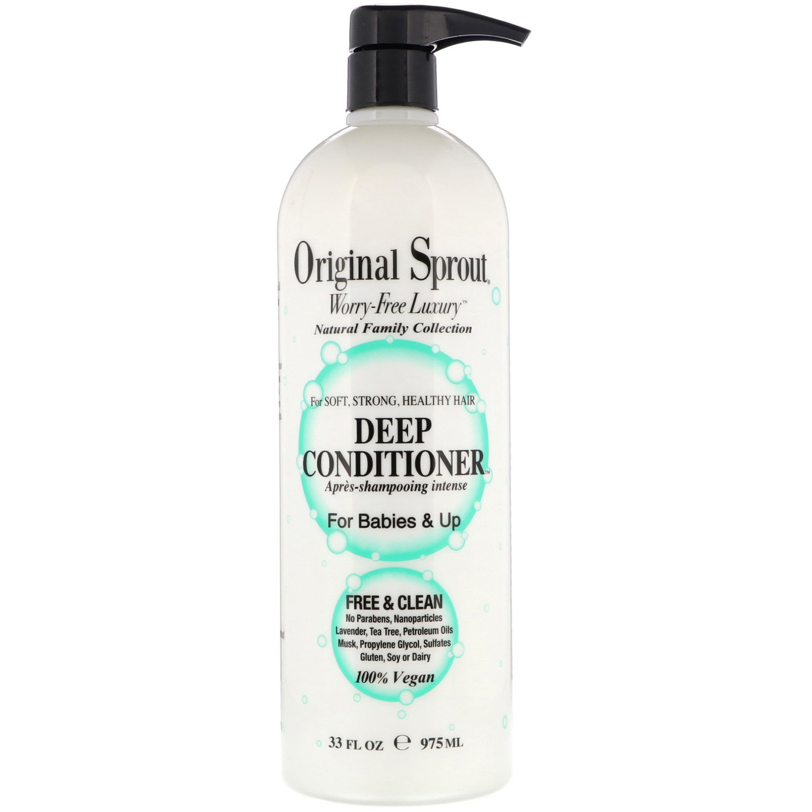 Original Sprout , Condicionador Profundo, Para Bebês e Maiores, 33 fl oz (975 ml)
