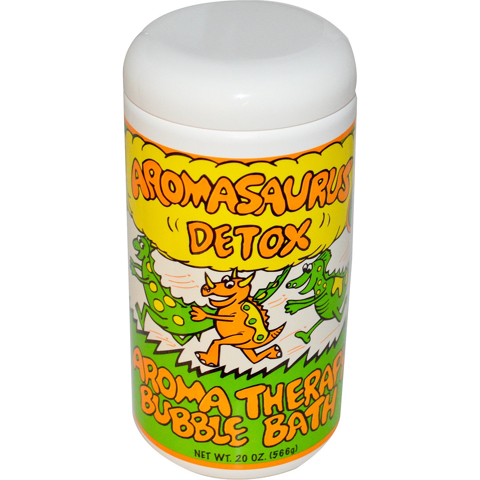 Abra Therapeutics, Aromasaurus detox, banho de espuma aromaterapêutico infantil, 20 oz. (556 g)