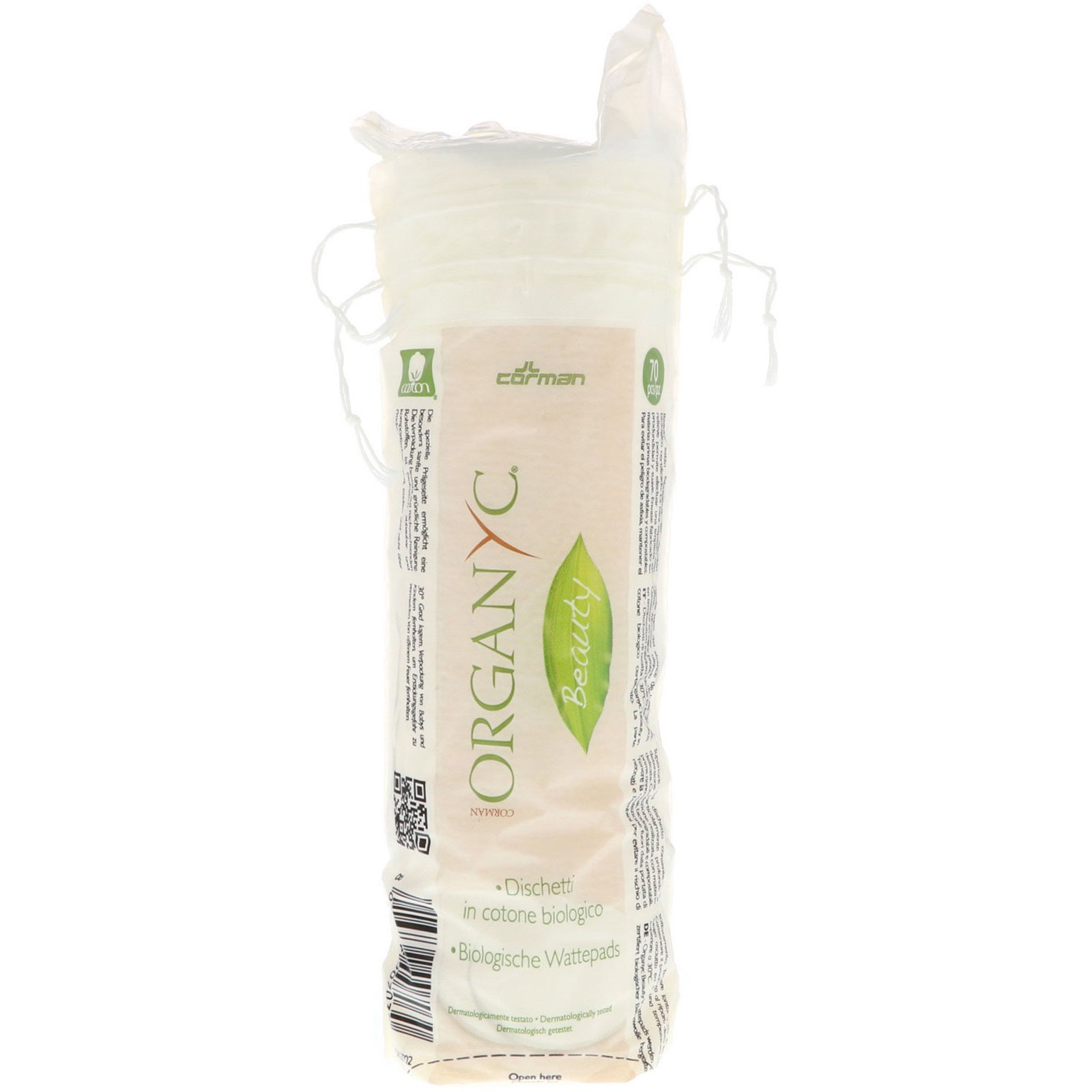 Organyc, Absorventes de Algodão Orgânico, 70 Unidades