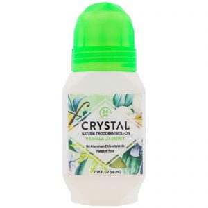 Comprar crystal body deodorant, desodorante roll-on natural, baunilha e jasmim, 2,25 fl oz (66 ml) preço no brasil banho & beleza cuidados pessoais desodorante suplemento importado loja 33 online promoção -