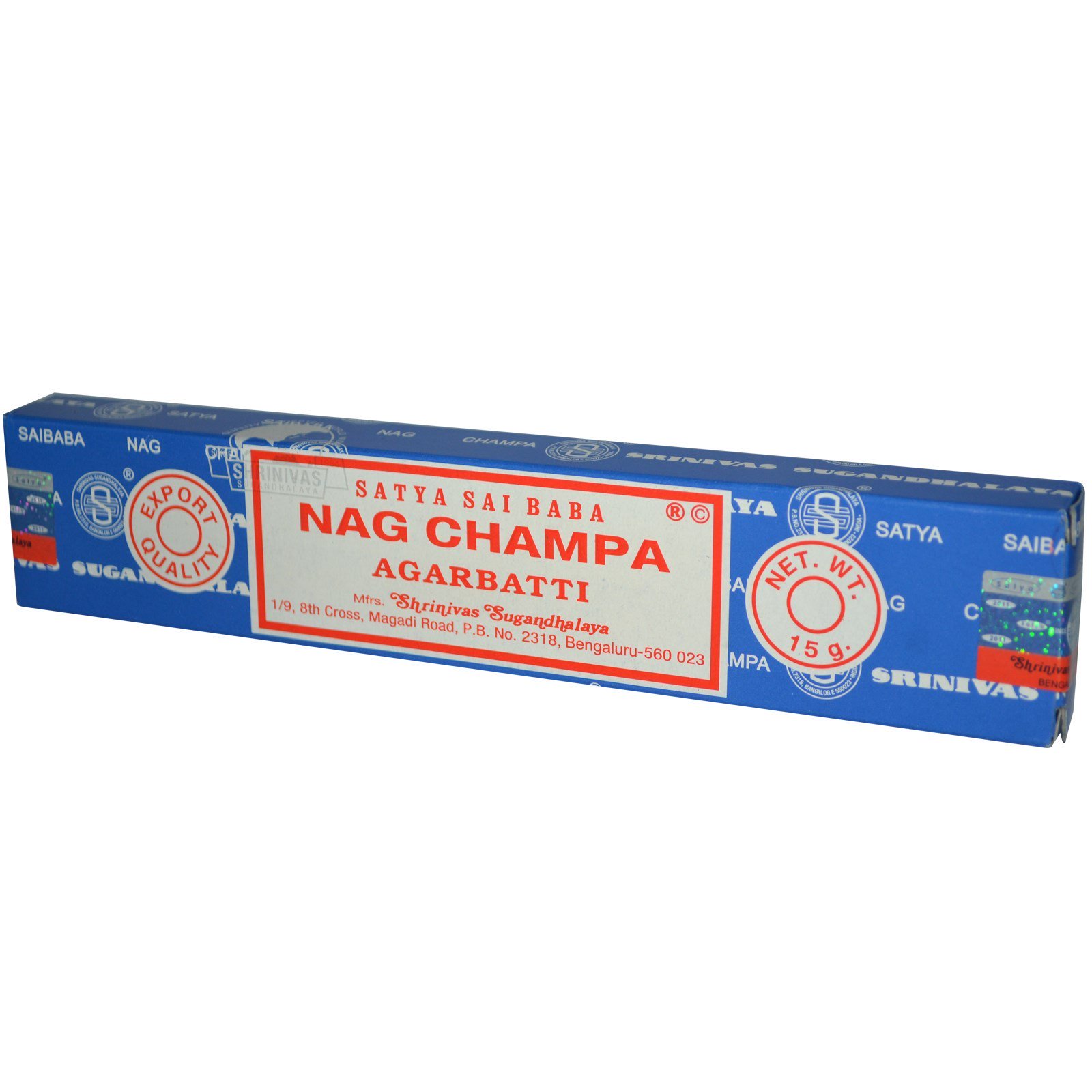 Sai Baba, Satya, Incenso Nag Champa Agarbatti, 10 Palitos, (15 g)