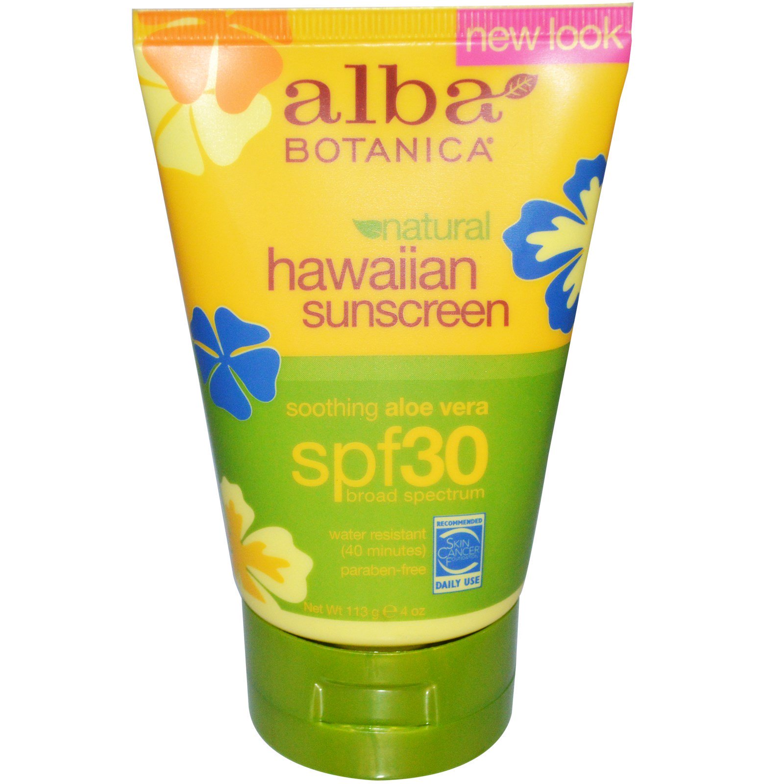 Alba Botanica, Protetor Solar Havaiano Natural, FPS 30, 4 oz (113 g)