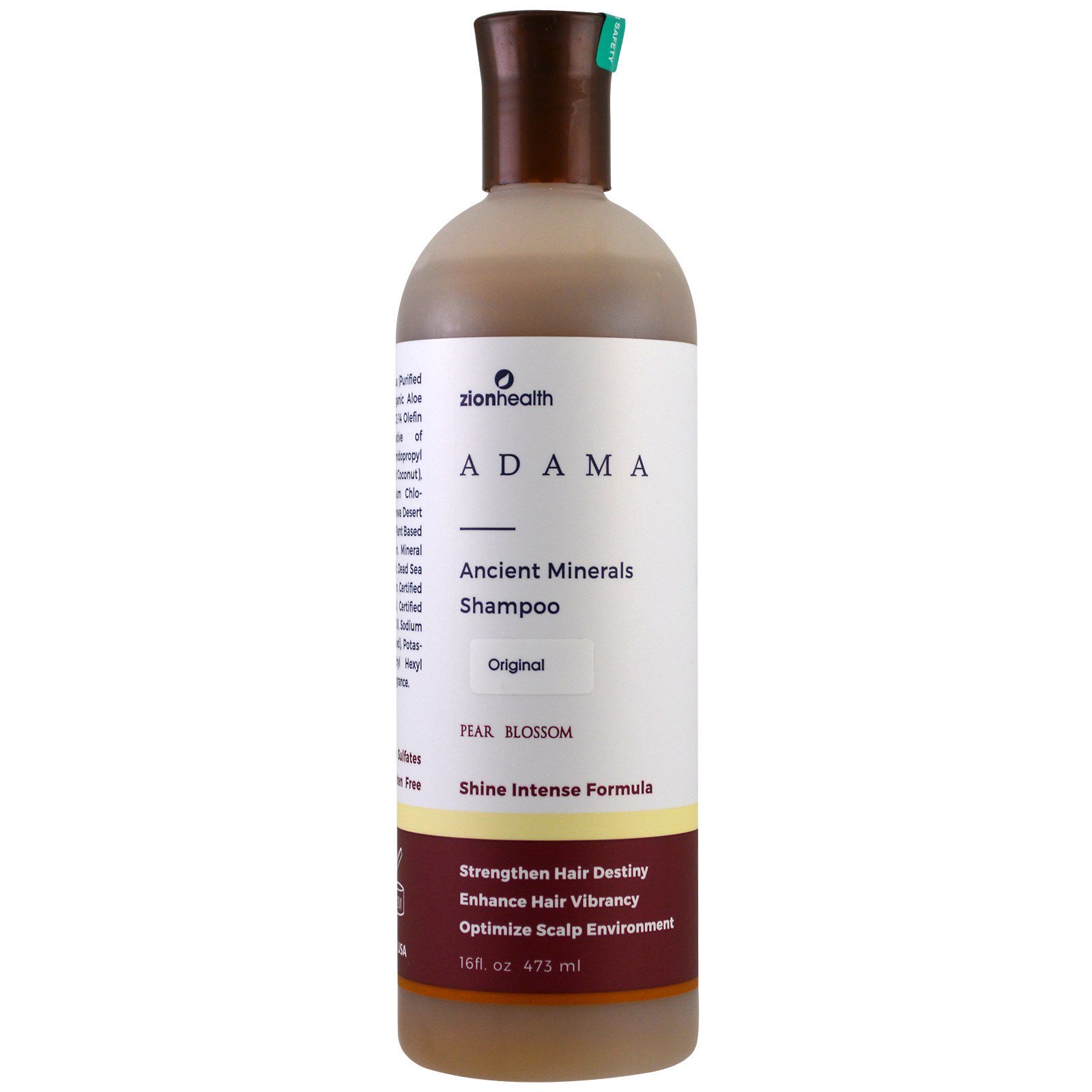 Zion Health, Adama, Shampoo de Minerais Anciões, Original, Flor de Pêra, 16 fl oz (473 ml)
