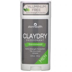 Comprar zion health, claydry men's deodorant, sandalwood, 2. 8 oz (80 g) preço no brasil banho & beleza cuidados pessoais desodorante suplemento importado loja 277 online promoção -