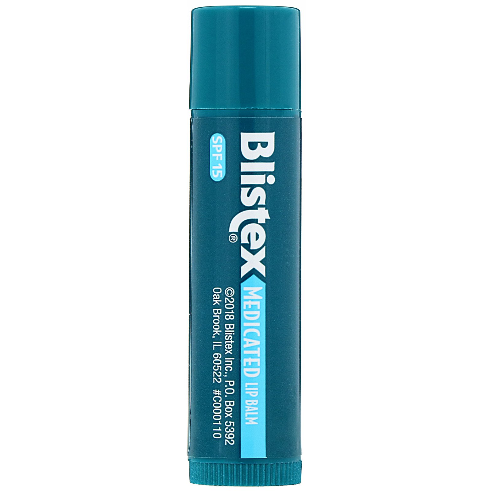 Blistex, Bálsamo Labial Medicinal, Hidratante Labial com Protetor Solar, SPF 15, .15 oz (4.25 g)
