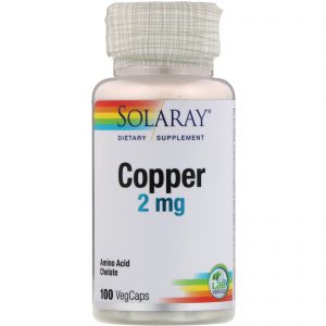 Comprar solaray, copper, 2 mg, 100 vegcaps preço no brasil cobre vitaminas e minerais suplemento importado loja 309 online promoção -
