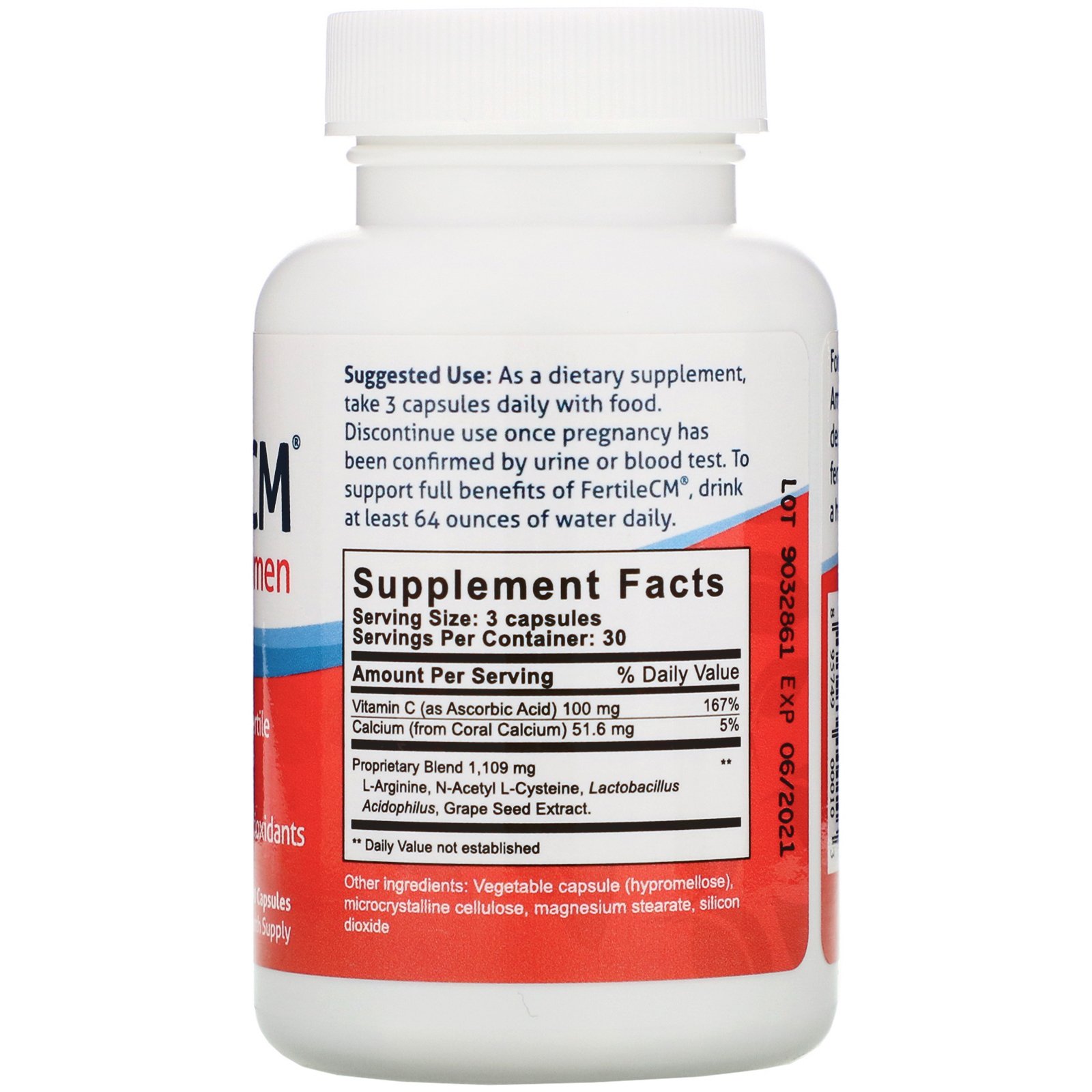 Fairhaven Health, FertileCM, 90 Cápsulas Vegetais - Imagem 2