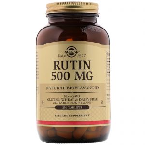 Comprar solgar, rutina, 500 mg, 250 comprimidos preço no brasil anti-idade antioxidantes tópicos de saúde suplemento importado loja 253 online promoção -