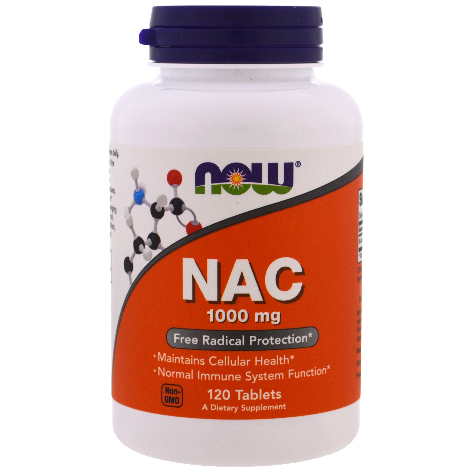 Now Foods, NAC, 1000 mg, 120 Comprimidos