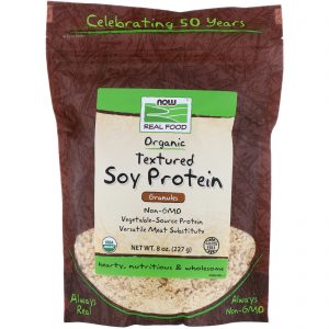 Comprar now foods, proteína de soja texturizada orgânica, grânulos, 8 oz (227 g) preço no brasil proteína proteína do leite suplementos de musculação suplemento importado loja 11 online promoção -