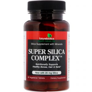 Comprar futurebiotics, super silica complex, 60 vegetarian tablets preço no brasil sílica vitaminas e minerais suplemento importado loja 31 online promoção -