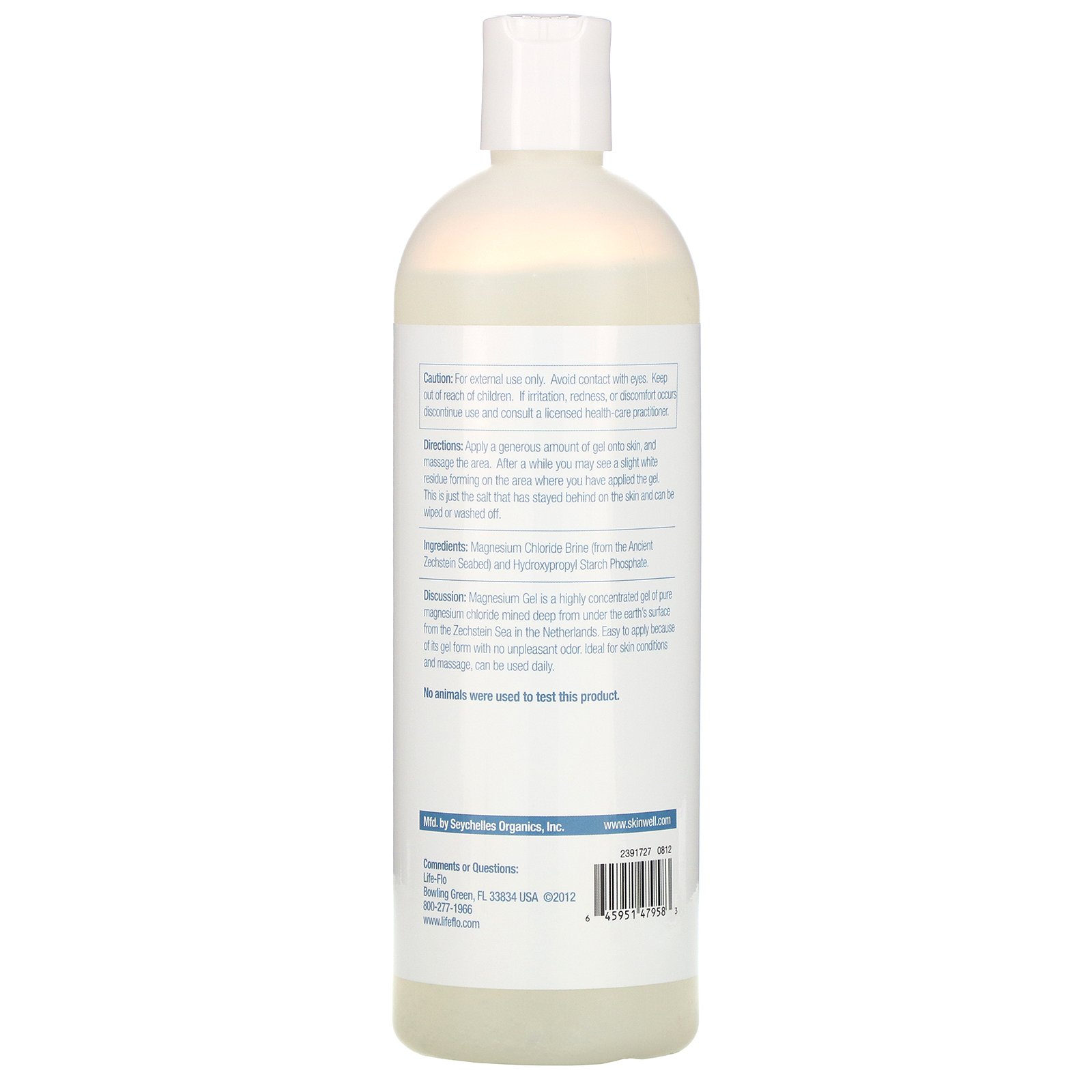 Life-flo, Gel de Magnésio, 16 fl oz (473 ml) - Imagem 2