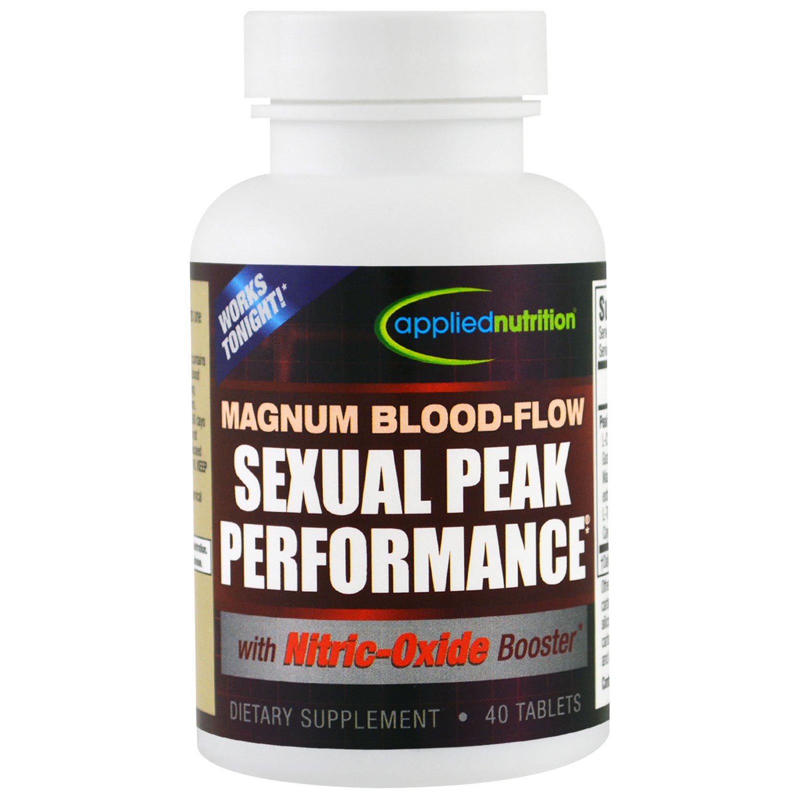 appliednutrition, Magnum Fluxo Sanguíneo para Desempenho Sexual de Pico, 40 Comprimidos - Imagem 3