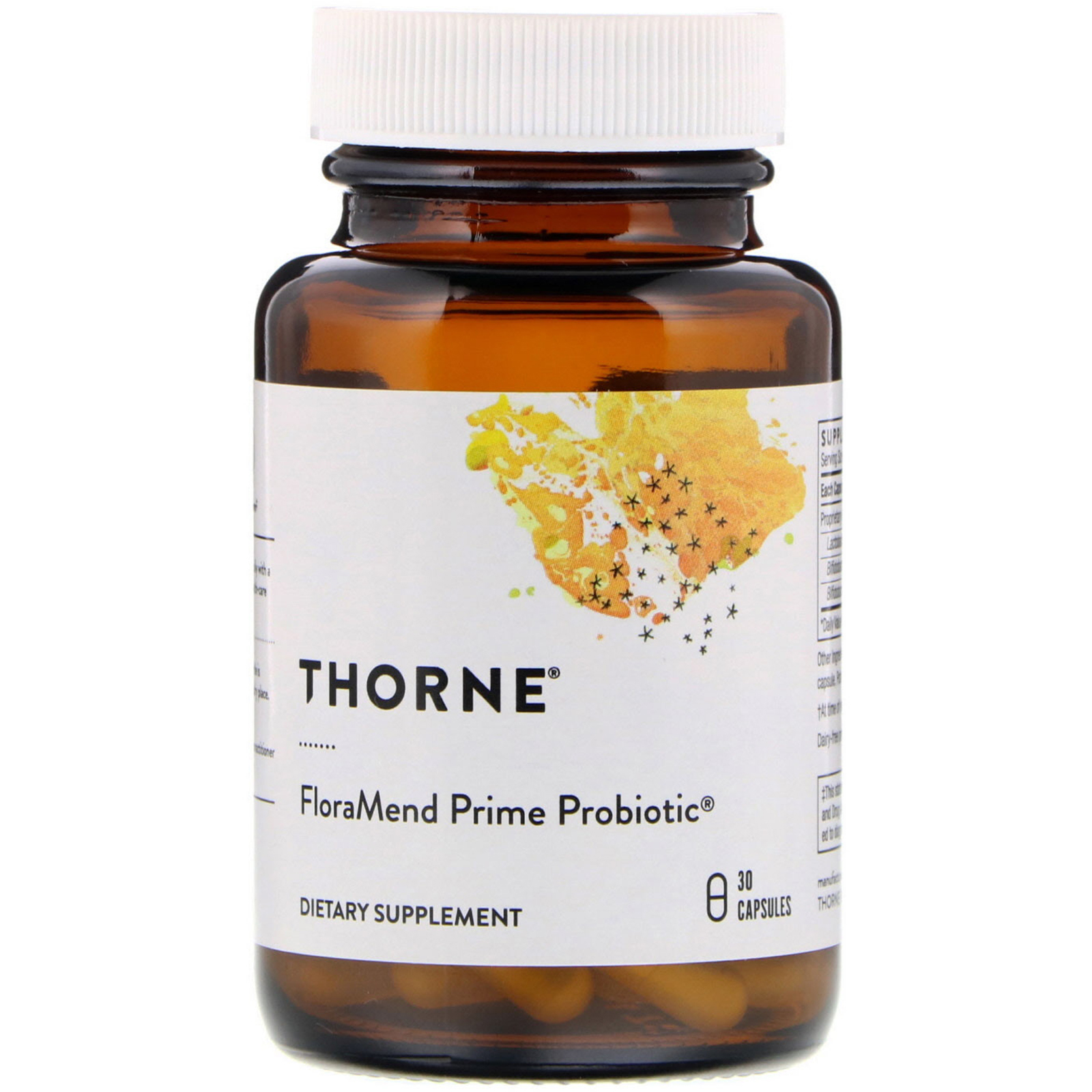 Thorne Research, Probiótico Floral Prime, 30 Cápsulas Vegetais