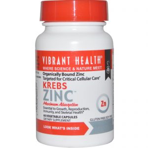 Comprar vibrant health, krebs zinc, 60 vegetable capsules preço no brasil vitaminas e minerais zinco suplemento importado loja 245 online promoção -