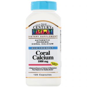 Comprar 21st century, cálcio coral, 1000 mg, 120 cápsulas preço no brasil cálcio osso tópicos de saúde suplemento importado loja 189 online promoção -