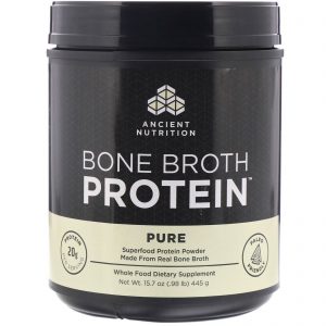 Comprar dr. Axe / ancient nutrition, proteína de caldo de ossos, pura, 445 g (15,7 oz) preço no brasil barras de proteínas nutrição esportiva suplemento importado loja 193 online promoção -