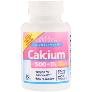 Comprar 21st century, calcium 500 + d3 plus extra d3, 90 tablets preço no brasil cálcio osso tópicos de saúde suplemento importado loja 185 online promoção -