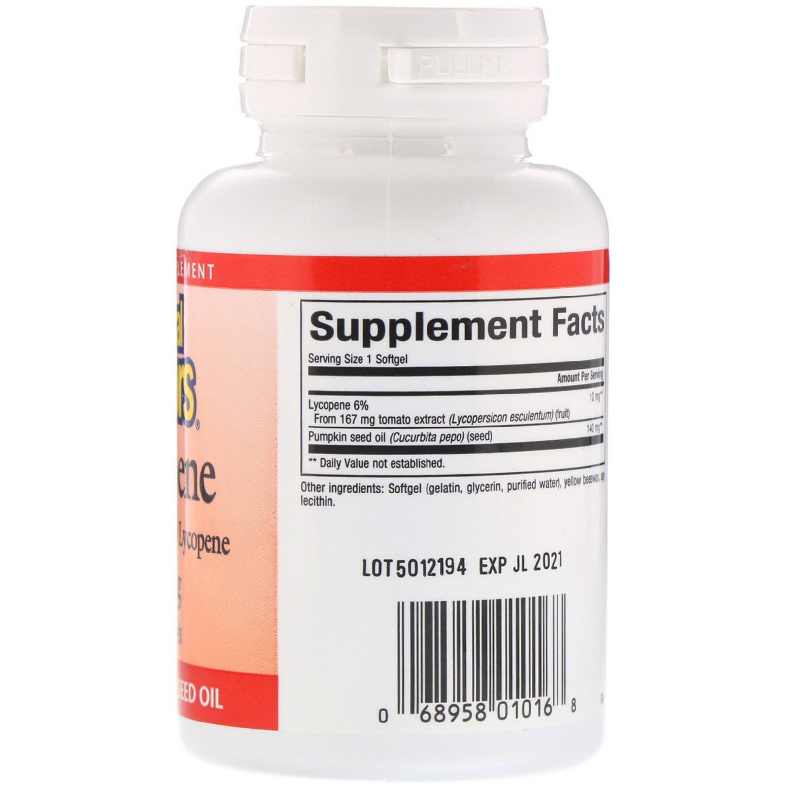 Natural Factors, Licopeno, 10 mg, 60 cápsulas softgel - Imagem 2