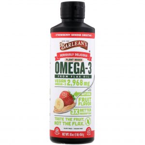 Comprar barlean's, seriously delicious, omega-3 from flax oil, strawberry banana smoothie, 16 oz (454 g) preço no brasil linhaça suplementos nutricionais suplemento importado loja 71 online promoção -