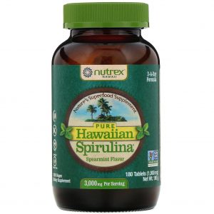 Comprar nutrex hawaii, pure hawaiian spirulina, hortelã, 1. 000 mg, 180 comprimidos preço no brasil algae spirulina suplementos em oferta vitamins & supplements suplemento importado loja 13 online promoção -