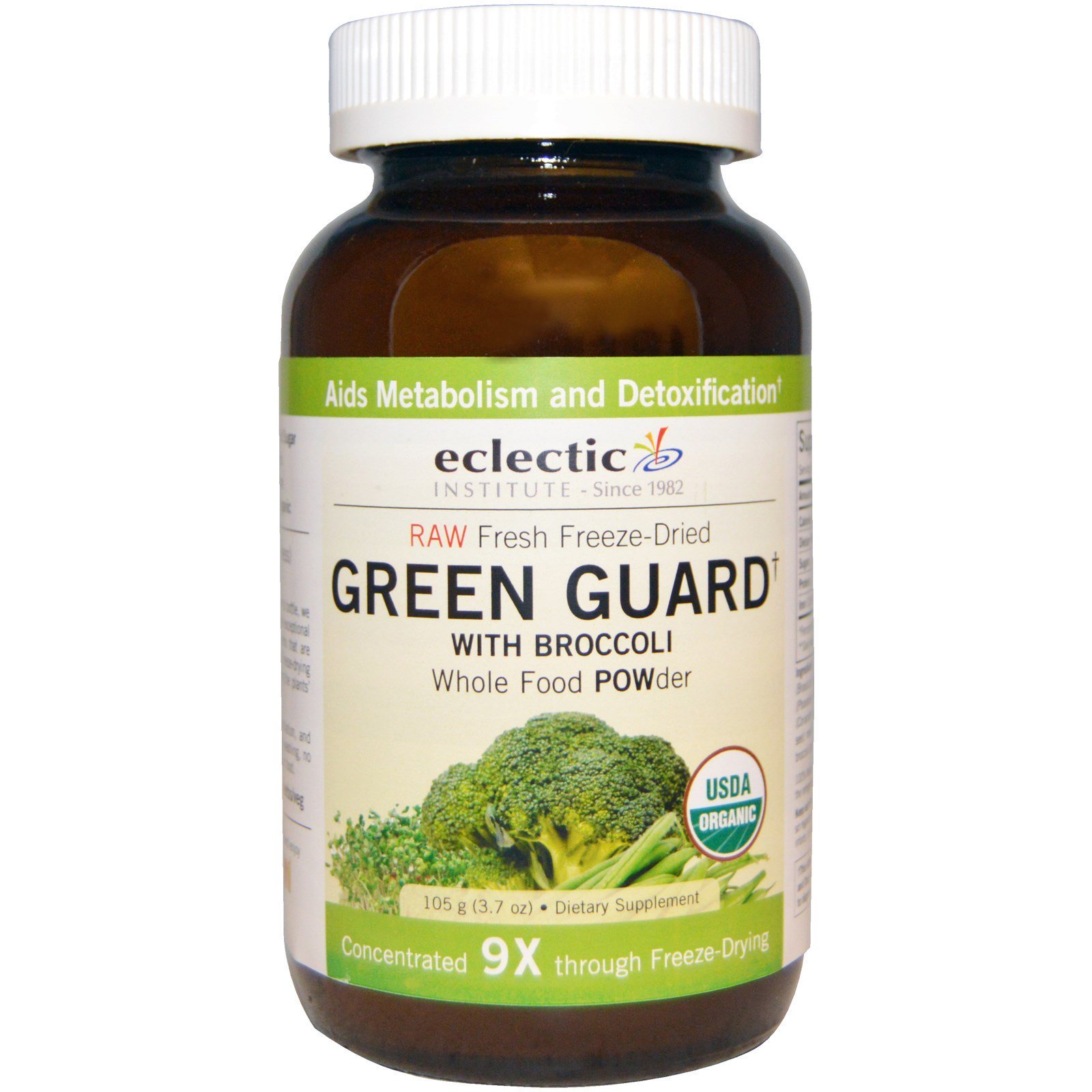 Eclectic Institute, Green Guard com Brócolis, Alimento Integral em Pó, 105 g (3.7 oz)