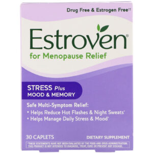 Estroven, Menopause Relief, Stress Plus Mood & Memory, 30 Caplets