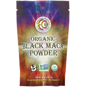 Comprar earth circle organics, organic black maca powder, 8 oz (226. 7 g) preço no brasil energy herbs & botanicals maca suplementos em oferta suplemento importado loja 25 online promoção -