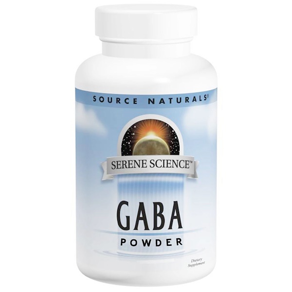 Source Naturals, GABA em pó, 8 oz (226,8 g)